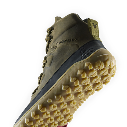 Vivobarefoot Tracker Leather AT II Mens Dark Olive