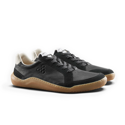 Vivobarefoot Gobi II Sneaker Premium Leather Mens Obsidian