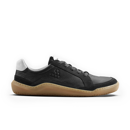 Vivobarefoot Gobi II Sneaker Premium Leather Mens Obsidian