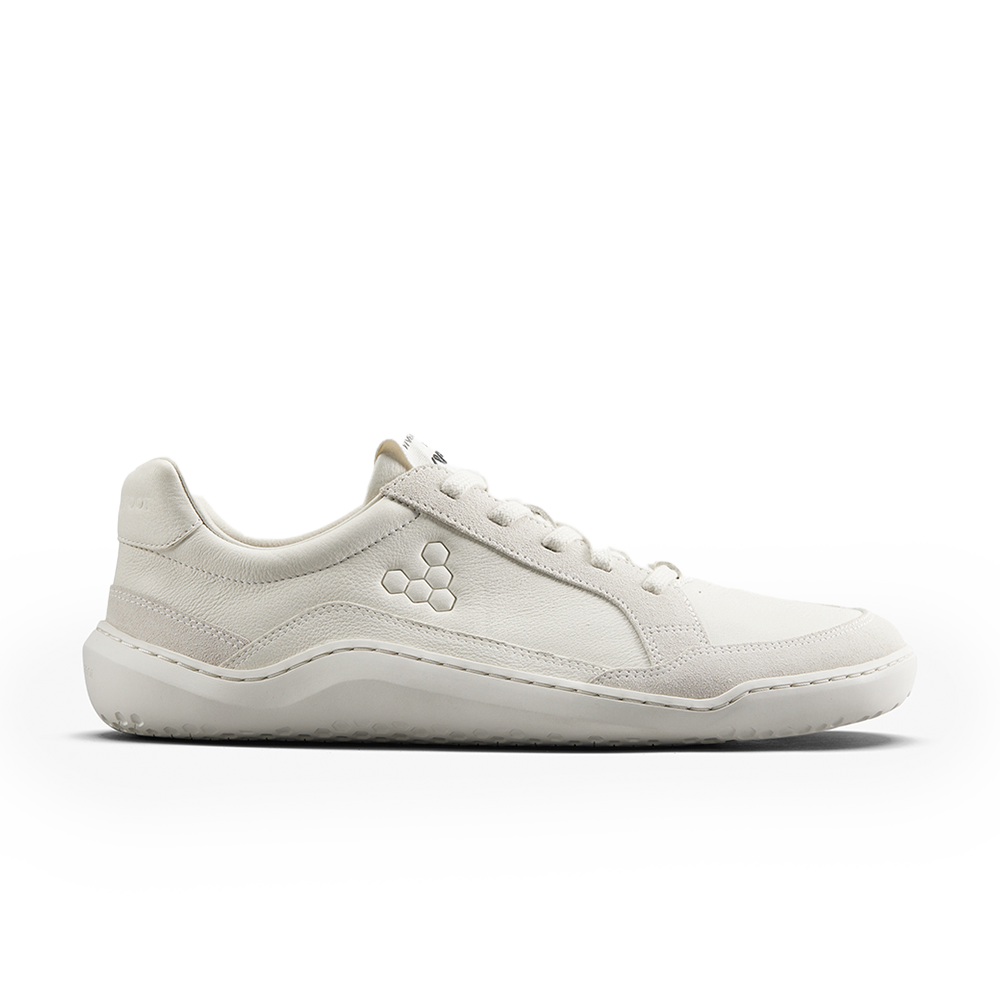 Vivobarefoot Gobi II Sneaker Premium Leather Mens Vaporous Grey