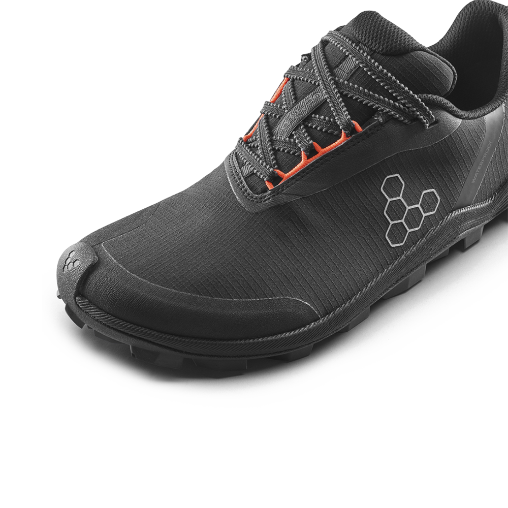 Vivobarefoot Primus Trail Flow WP Womens Eclipse/Molten Lava