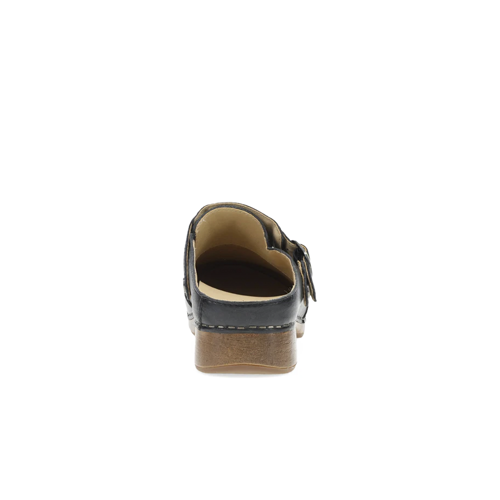 Dansko Millie Black Waxy Milled