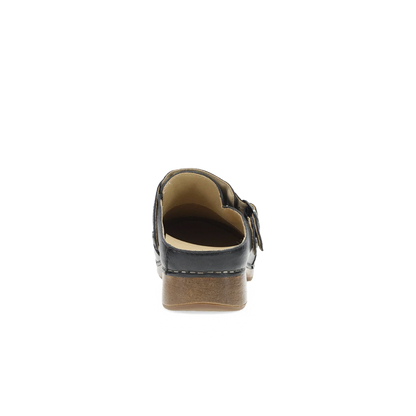 Dansko Millie Black Waxy Milled