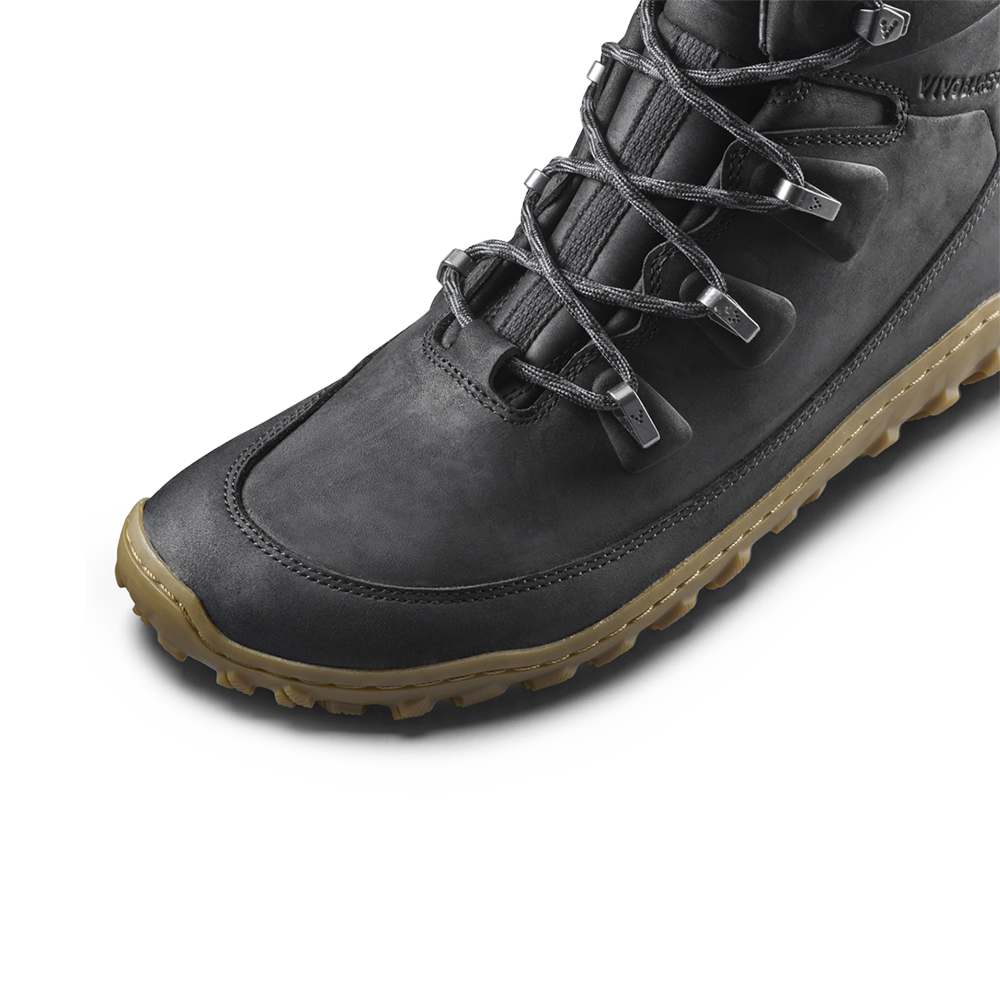Vivobarefoot Tracker Leather At II Mens Obsidian