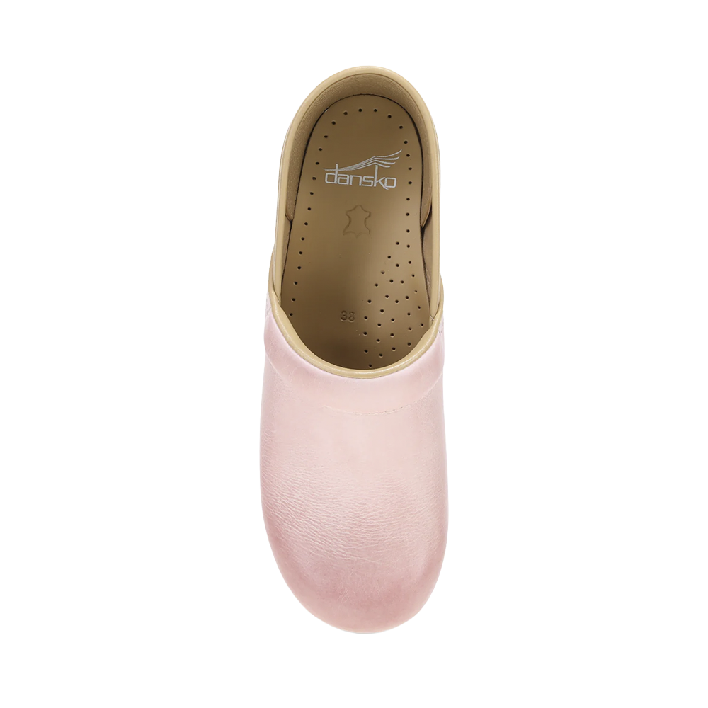 Dansko Professional Pink Milled Burnished