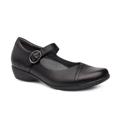 Dansko Fawna Black Nappa Mary Jane Shoe