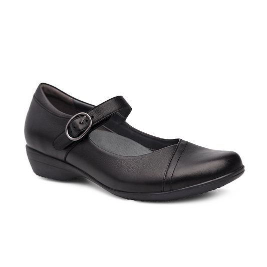 Dansko Fawna Black Nappa Mary Jane Shoe