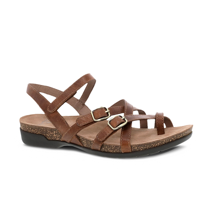 Dansko Roslyn Tan Waxy Burnished