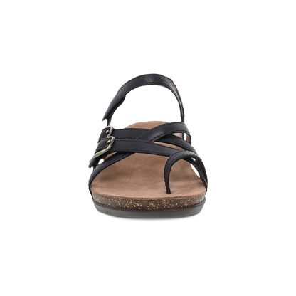Dansko Roslyn Black Waxy Burnished