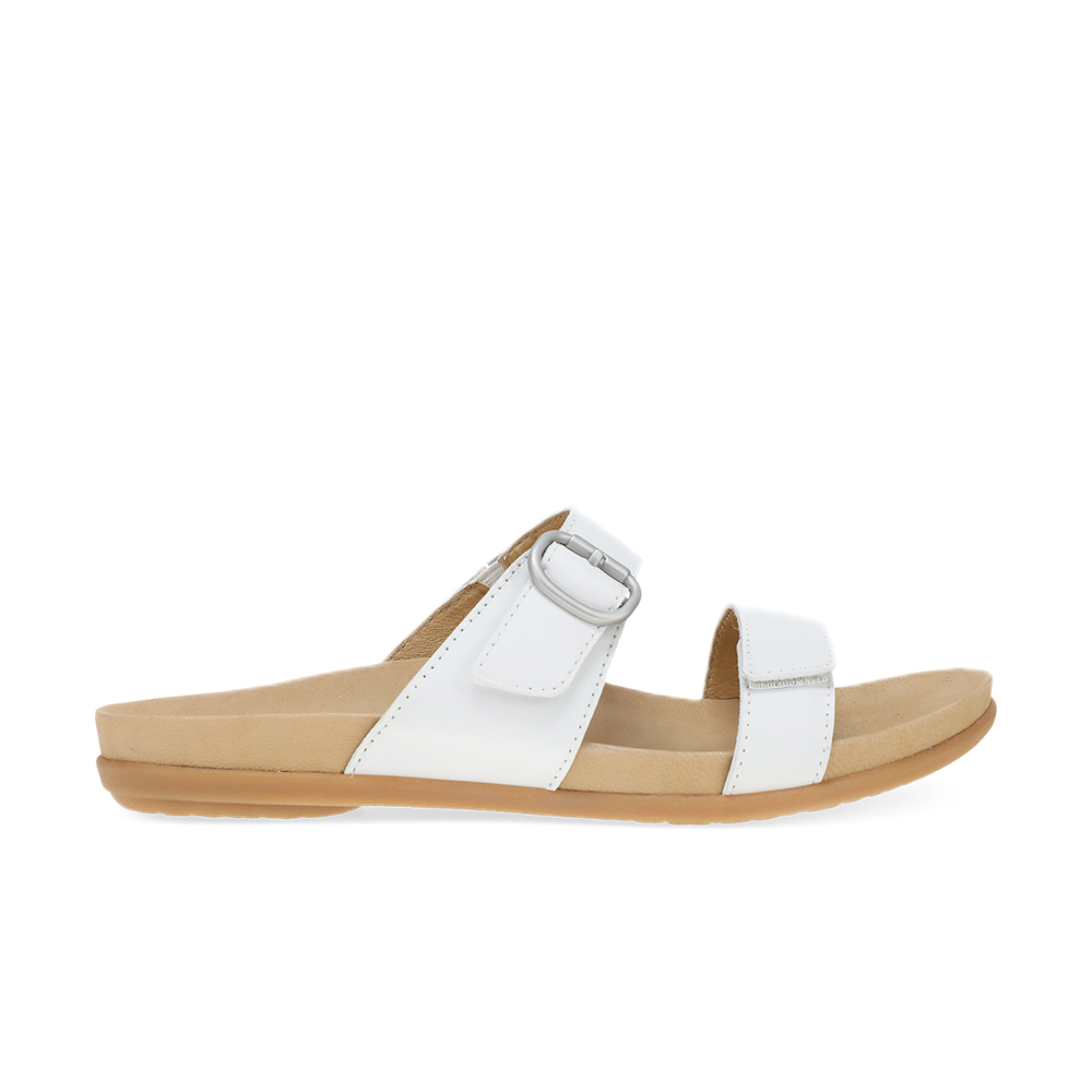 Dansko Justine White Full Grain