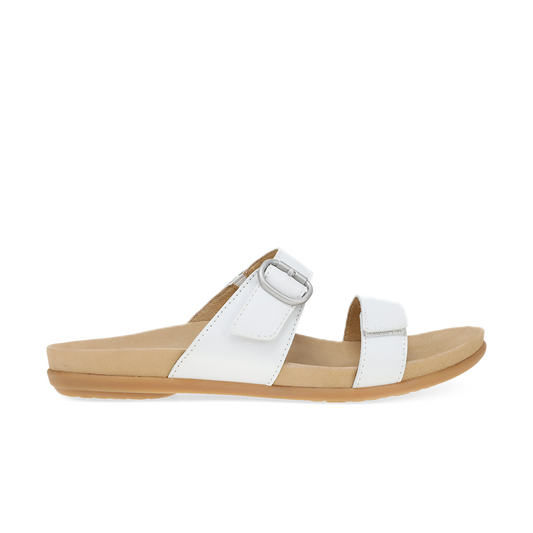 Dansko Justine White Full Grain