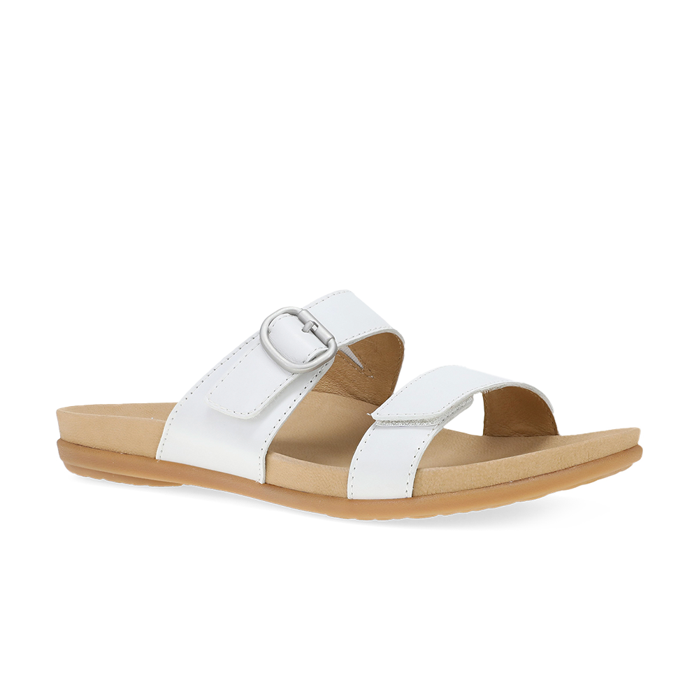 Dansko Justine White Full Grain