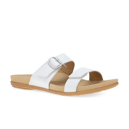 Dansko Justine White Full Grain