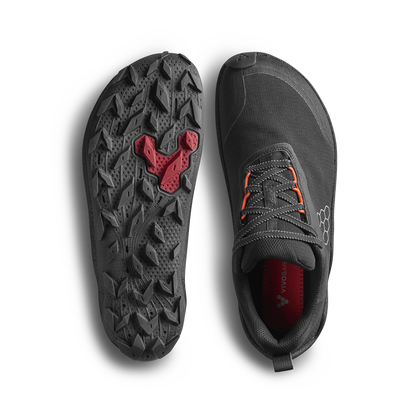 Vivobarefoot Primus Trail Flow WP Mens Eclipse/Molten Lava