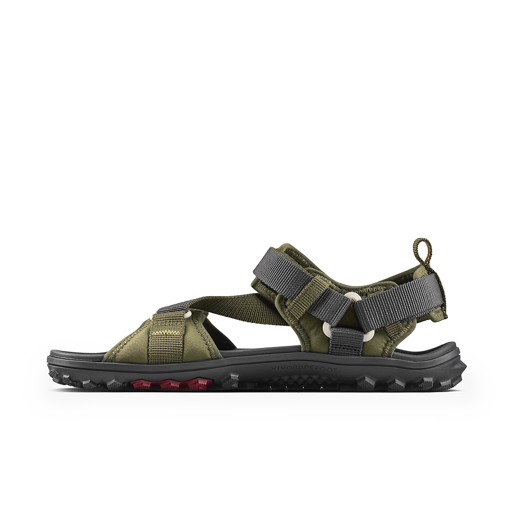 Vivobarefoot Tracker Ora Sandal Womens Dark Olive