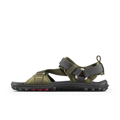 Vivobarefoot Tracker Ora Sandal Mens Dark Olive