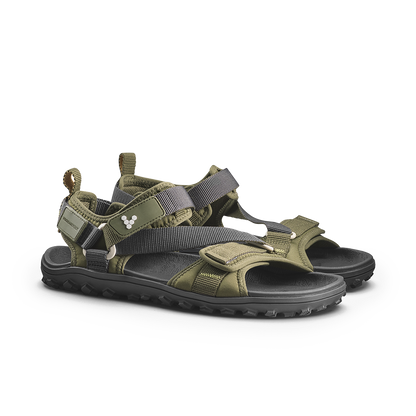 Vivobarefoot Tracker Ora Sandal Mens Dark Olive