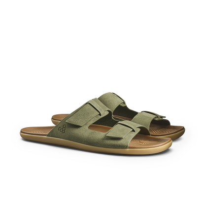 Vivobarefoot Sensus Yin Slide Mens Dark Olive