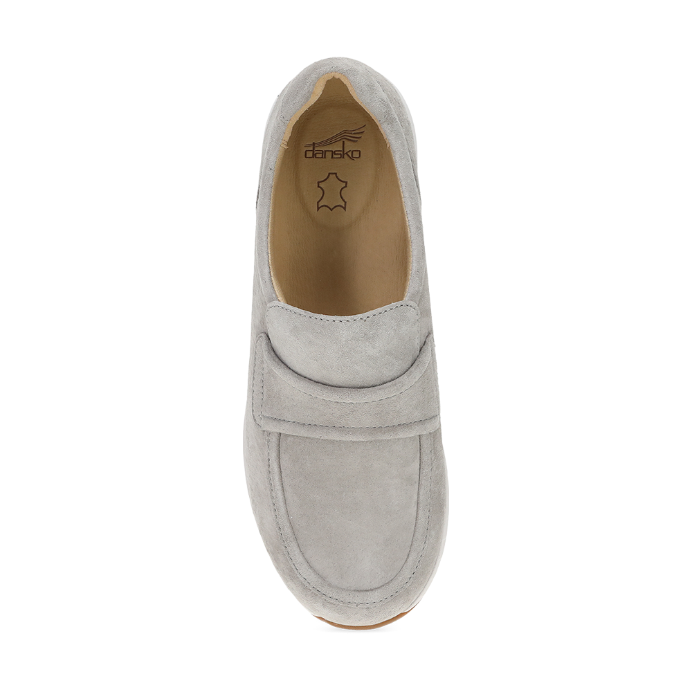 Dansko Clementine Light Grey Nubuck