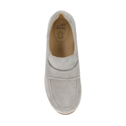 Dansko Clementine Light Grey Nubuck