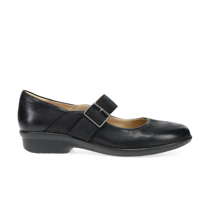 Dansko Collete Black Bunished Nubuck