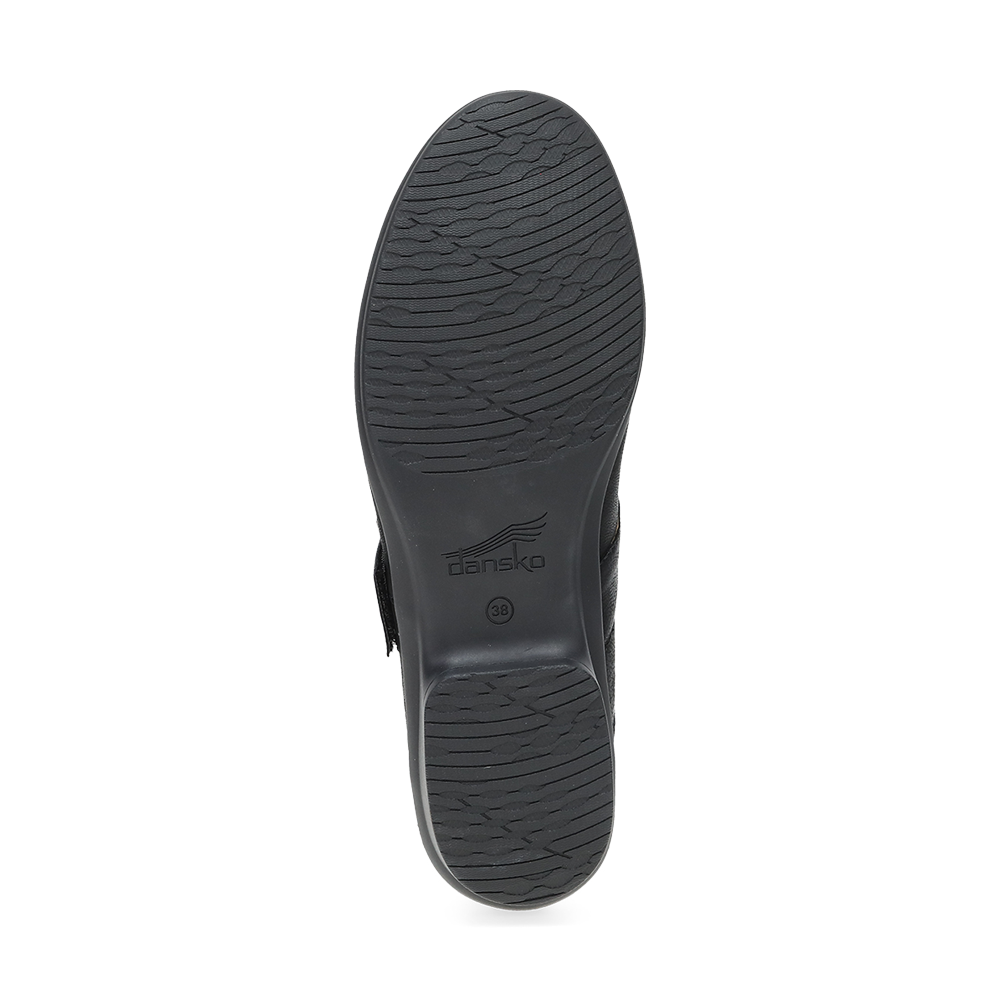 Dansko Collete Black Bunished Nubuck