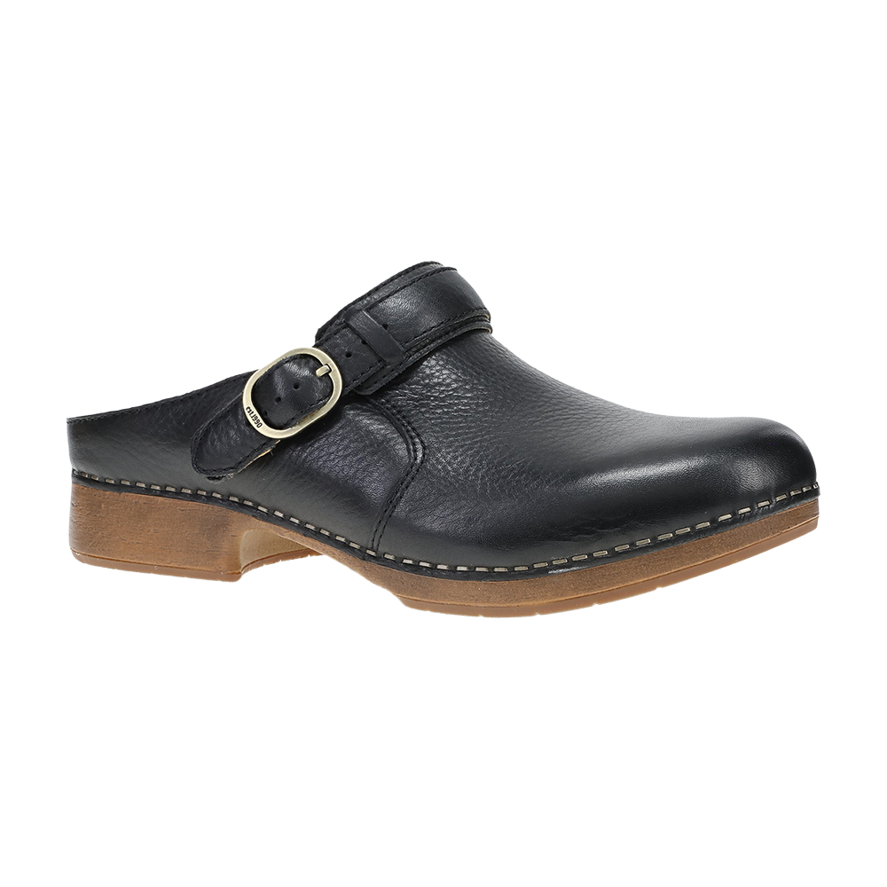 Dansko Millie Black Waxy Milled
