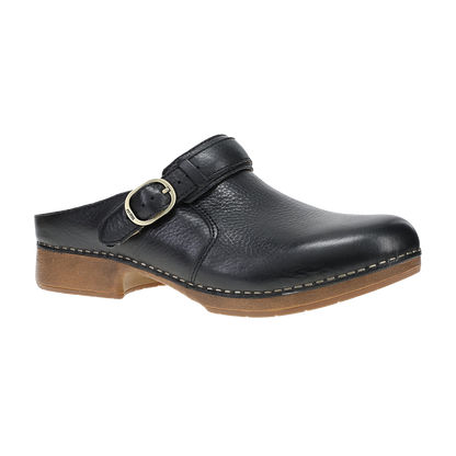 Dansko Millie Black Waxy Milled