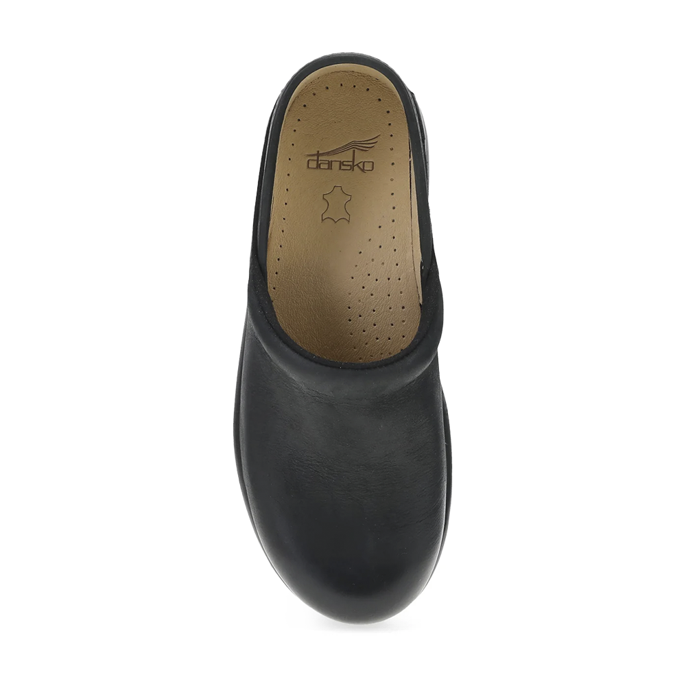 Dansko Platform Pro Black Burnished Nubuck