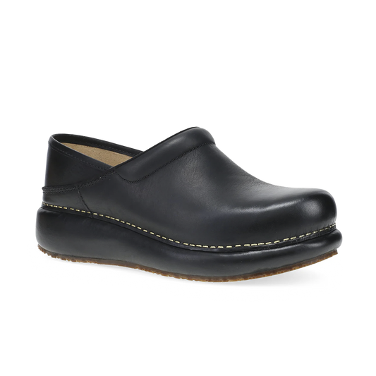 Dansko Platform Pro Black Burnished Nubuck