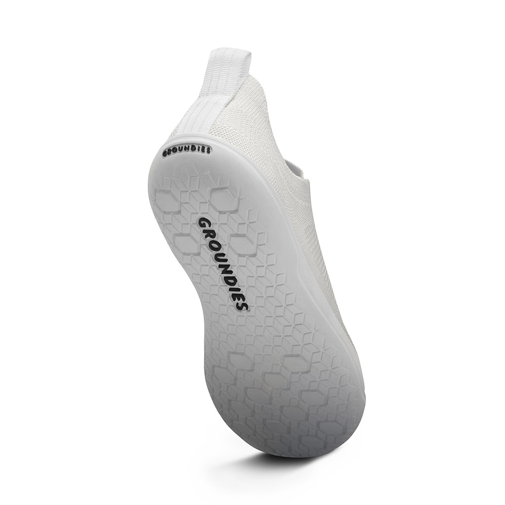 Groundies Active Knit Mens White