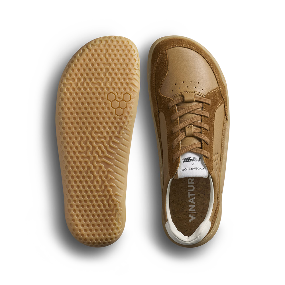 Vivobarefoot Gobi II Sneaker Premium Leather Mens Tan