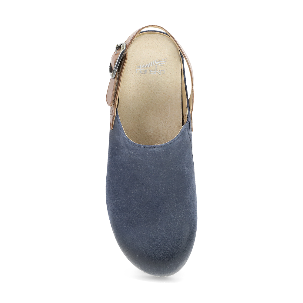 Dansko Merrin Blue Burnished Suede