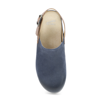 Dansko Merrin Blue Burnished Suede
