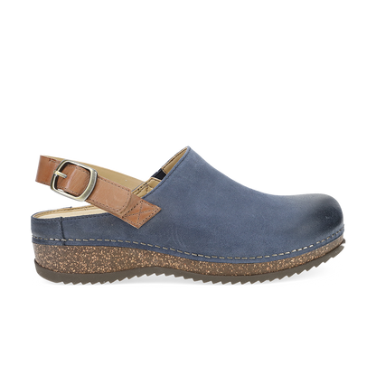 Dansko Merrin Blue Burnished Suede