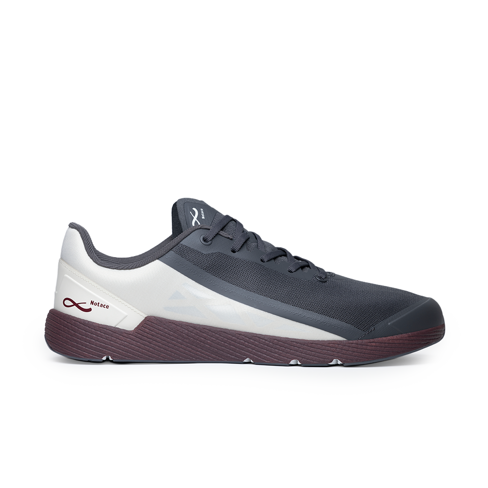 Notace Michi 1 Mens Grey/Burgundy