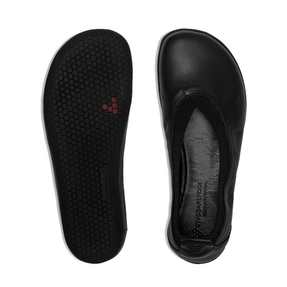 Vivobarefoot Opanka Ballerina Womens Obsidian