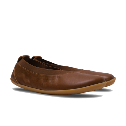 Vivobarefoot Opanka Ballerina Womens Tan