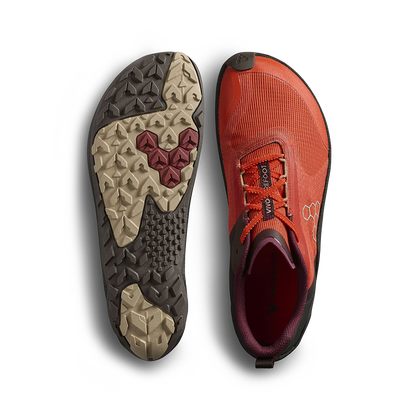 Vivobarefoot Primus Trail Flow Womens Cherry Tomato