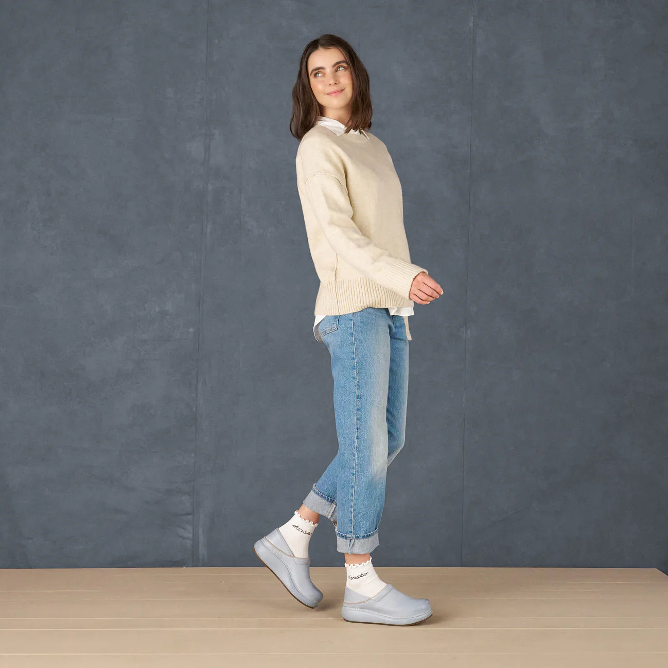 Dansko Platform Pro Clog Sky