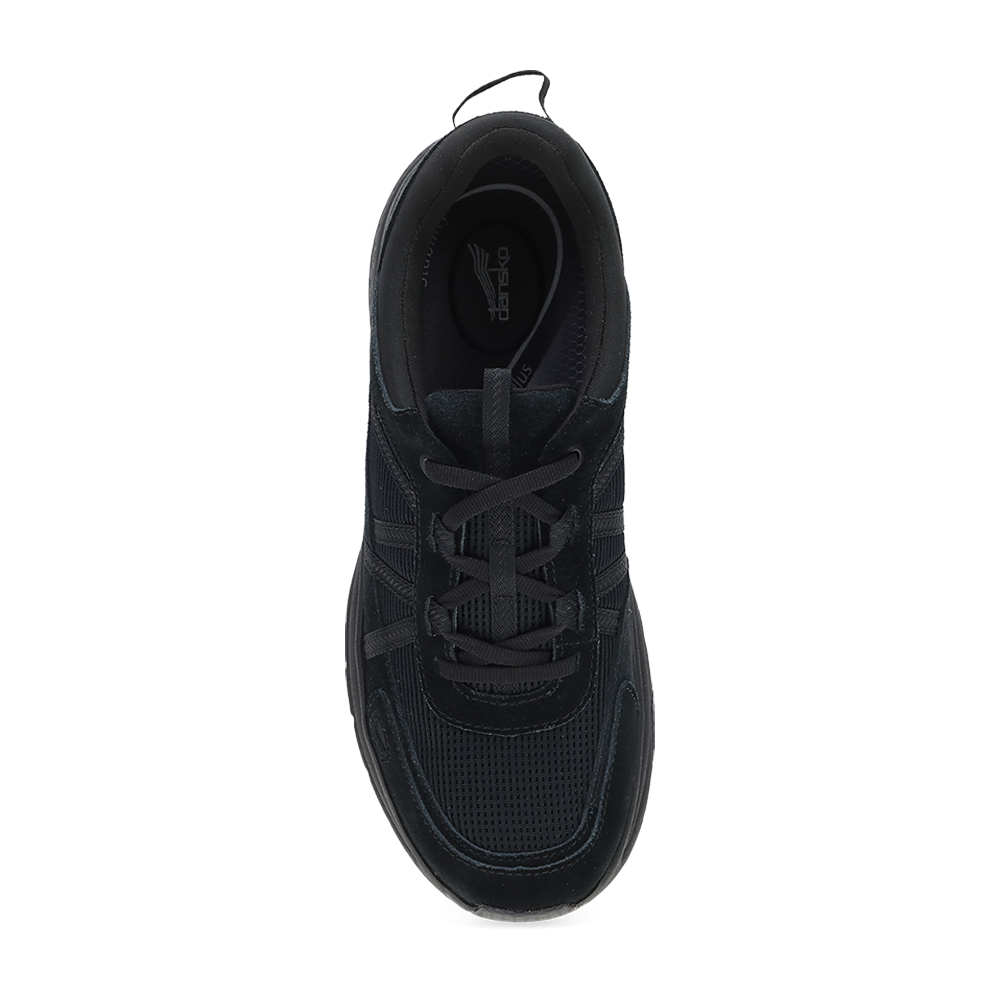 Dansko Poppy Black/Black Suede