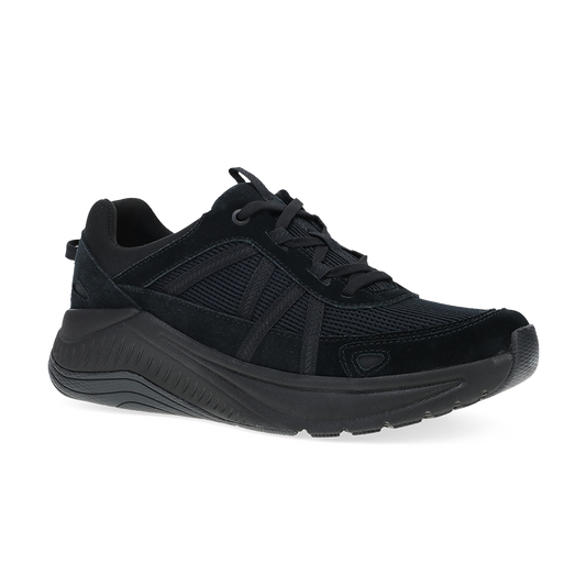 Dansko Poppy Black/Black Suede