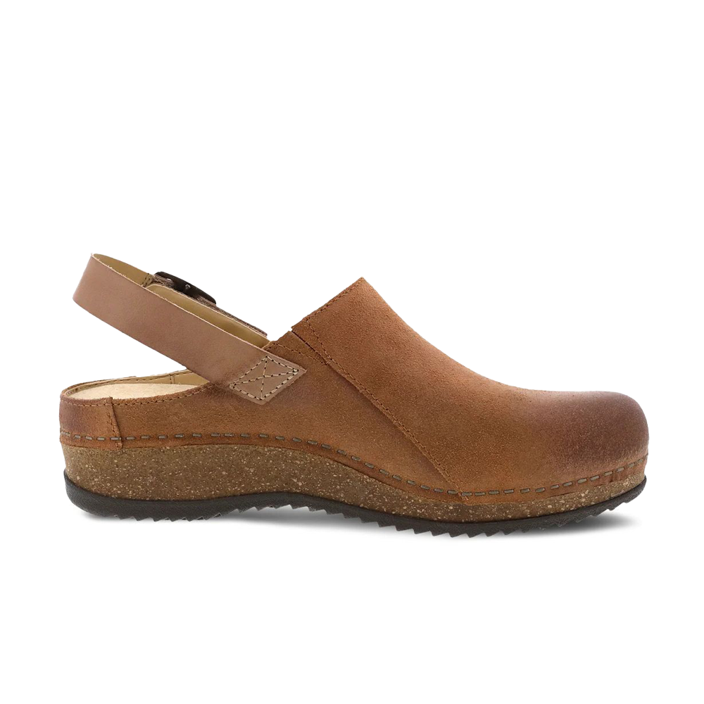Dansko Merrin Tan Burnished Suede