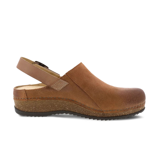 Dansko Merrin Tan Burnished Suede