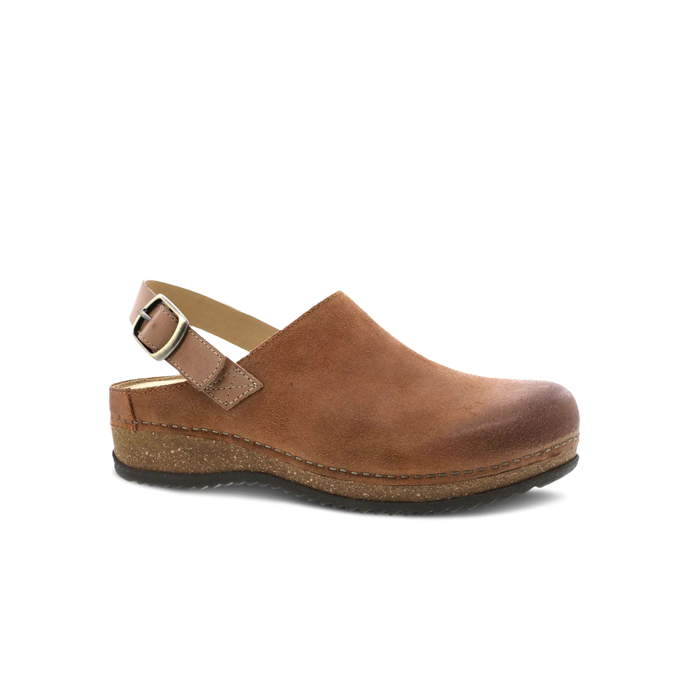 Dansko Merrin Tan Burnished Suede