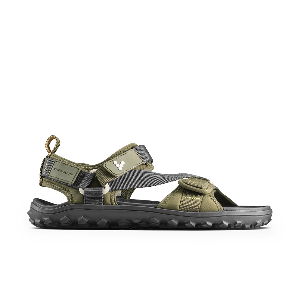 Vivobarefoot Tracker Ora Sandal Womens Dark Olive