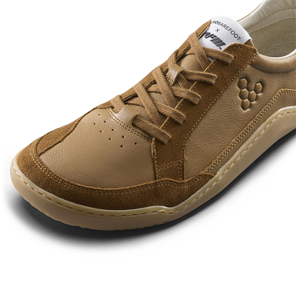 Vivobarefoot Gobi II Sneaker Premium Leather Mens Tan
