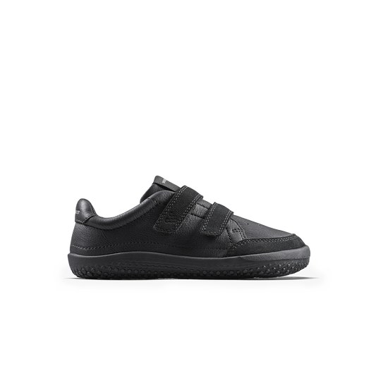 Vivobarefoot Gobi Sneaker School Kids Obsidian