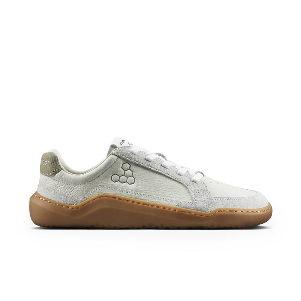 Vivobarefoot Gobi III Sneaker Leather Womens Limestone Dusty Green