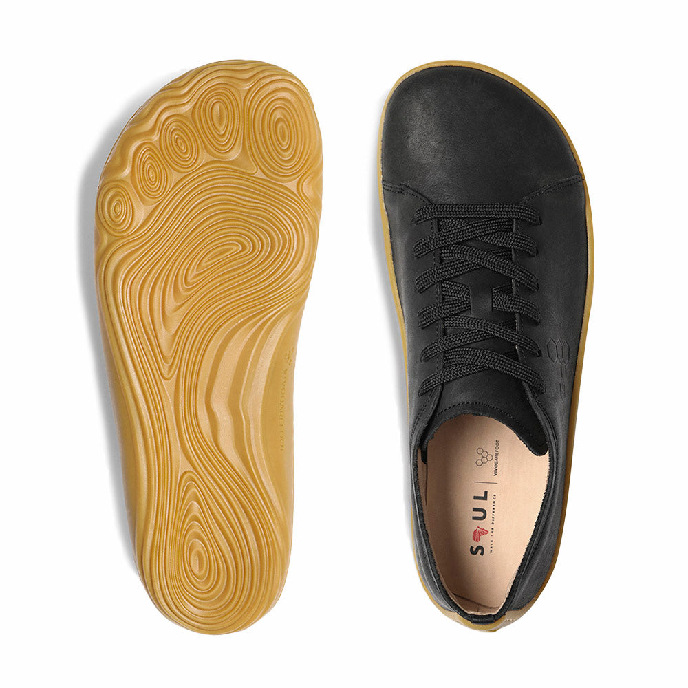 Vivobarefoot Addis Womens Black Top and sole